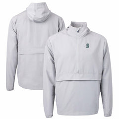 Seattle Mariners Cutter & Buck Charter Eco Recycled Half-Zip Anorak Jacket | MLB Sale