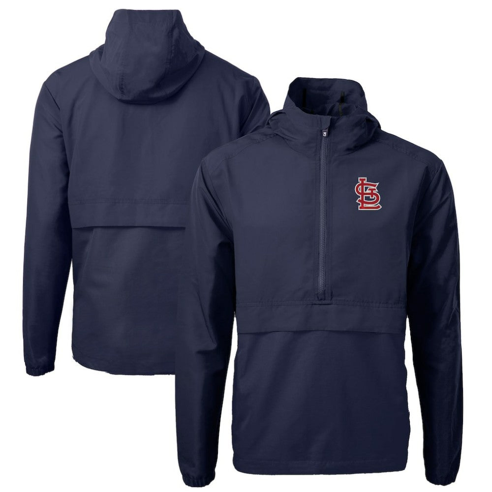 St. Louis Cardinals Cutter & Buck Charter Eco Recycled Half-Zip Anorak Jacket | MLB Near me