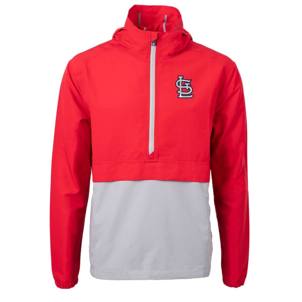 St. Louis Cardinals Cutter & Buck Charter Eco Recycled Half-Zip Anorak Jacket | MLB US