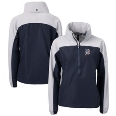 Detroit Tigers Cutter & Buck Women's Charter Eco Recycled Anorak Jacket | MLB US