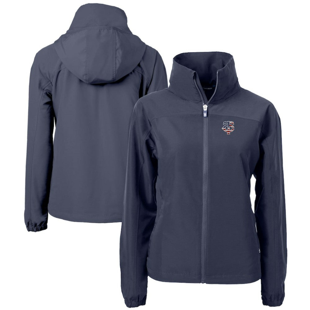 Minnesota Twins Cutter & Buck Women's Charter Eco Recycled Full-Zip Jacket | MLB Outlet