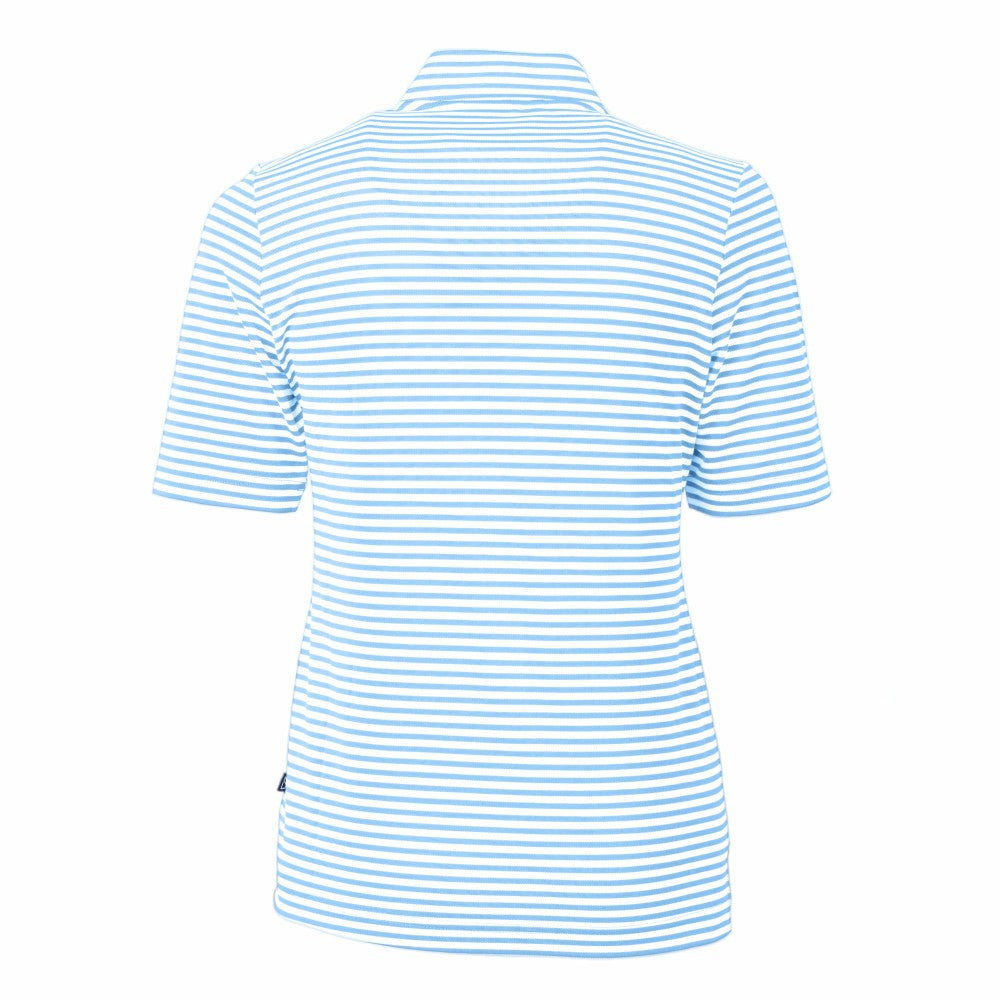 Kansas City Royals Cutter & Buck Women's Virtue Eco Pique Stripe Top | MLB Sale