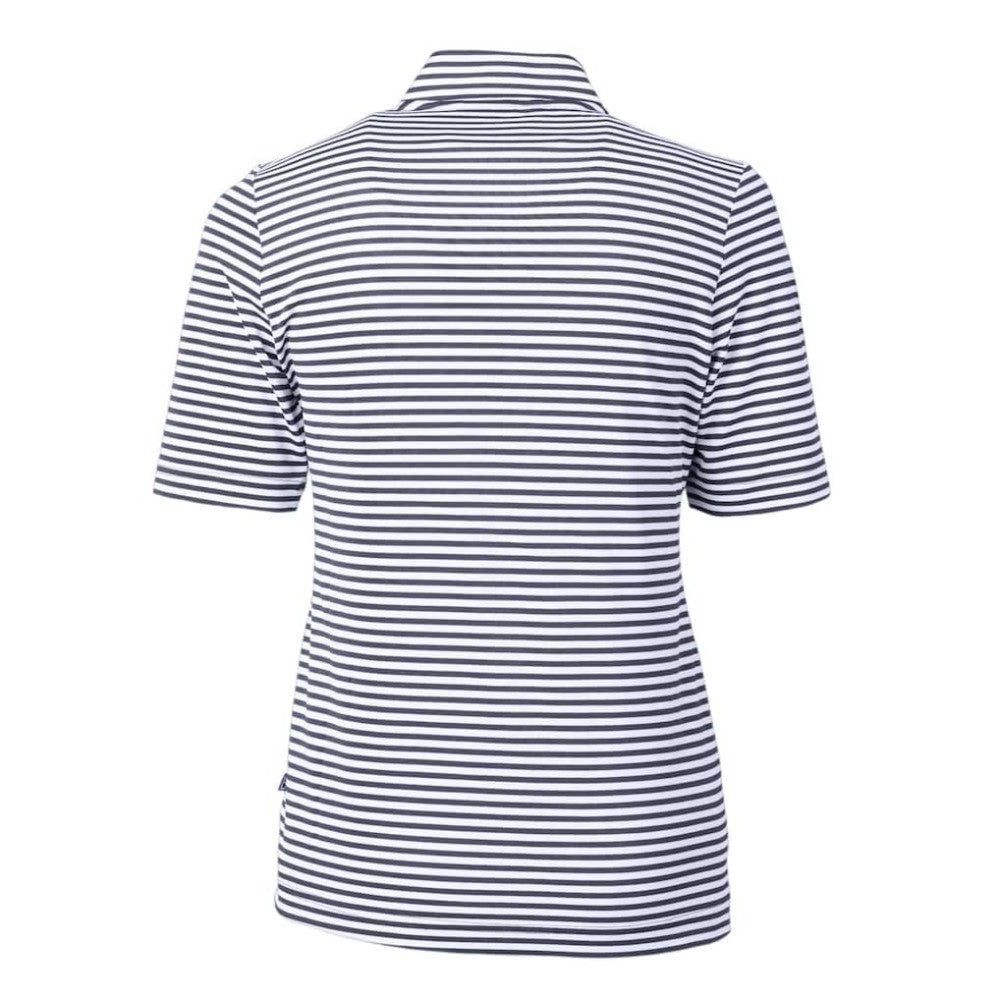 Philadelphia Phillies Cutter & Buck Women's Virtue Eco Pique Stripe Top | MLB On Sale