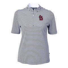 St. Louis Cardinals Cutter & Buck Women's Virtue Eco Pique Stripe Top | MLB Discount
