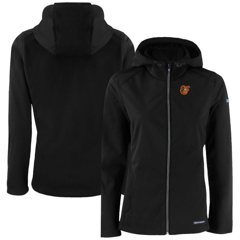 Baltimore Orioles Cutter & Buck Women's Evoke Eco Softshell Recycled Full-Zip Jacket | MLB For sale