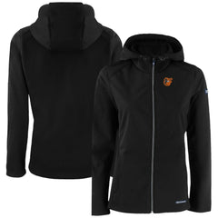 Baltimore Orioles Cutter & Buck Women's Evoke Eco Softshell Recycled Full-Zip Jacket | MLB For sale