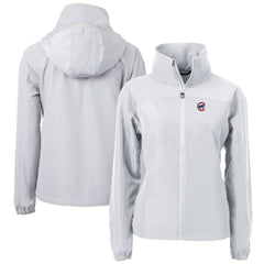 Chicago Cubs Cutter & Buck Women's Charter Eco Recycled Full-Zip Jacket | MLB On Sale