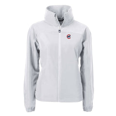 Chicago Cubs Cutter & Buck Women's Charter Eco Recycled Full-Zip Jacket | MLB On Sale