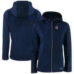 Chicago Cubs Cutter & Buck Women's Evoke Eco Softshell Recycled Full-Zip Jacket | MLB Discount