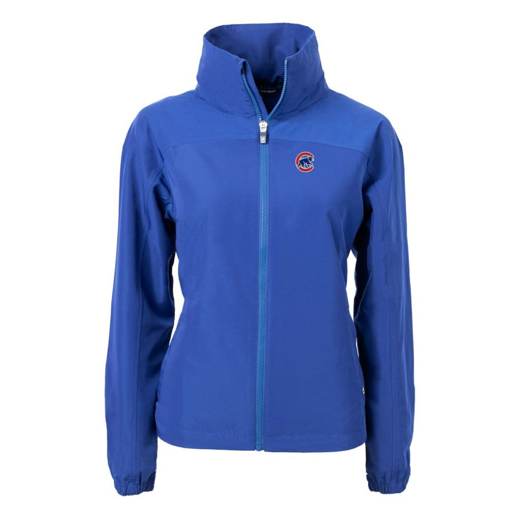 Chicago Cubs Cutter & Buck Women's Charter Eco Recycled Full-Zip Jacket | MLB Outlet