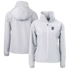 Detroit Tigers Cutter & Buck Women's Charter Eco Recycled Full-Zip Jacket | MLB US