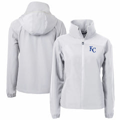 Kansas City Royals Cutter & Buck Women's Charter Eco Recycled Full-Zip Jacket | MLB US