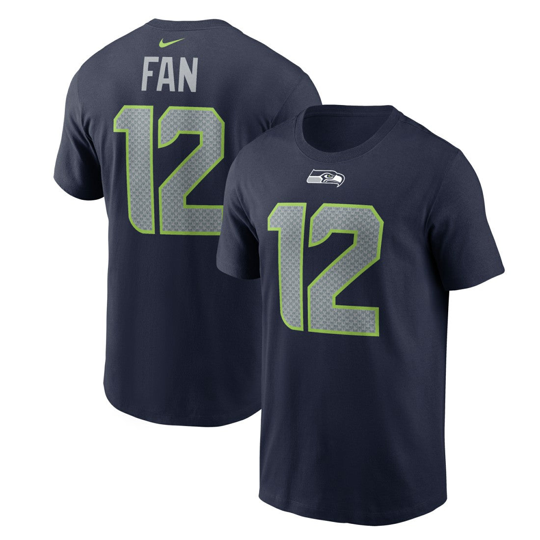 Seattle Seahawks Nike 12s  Name & Number T-Shirt