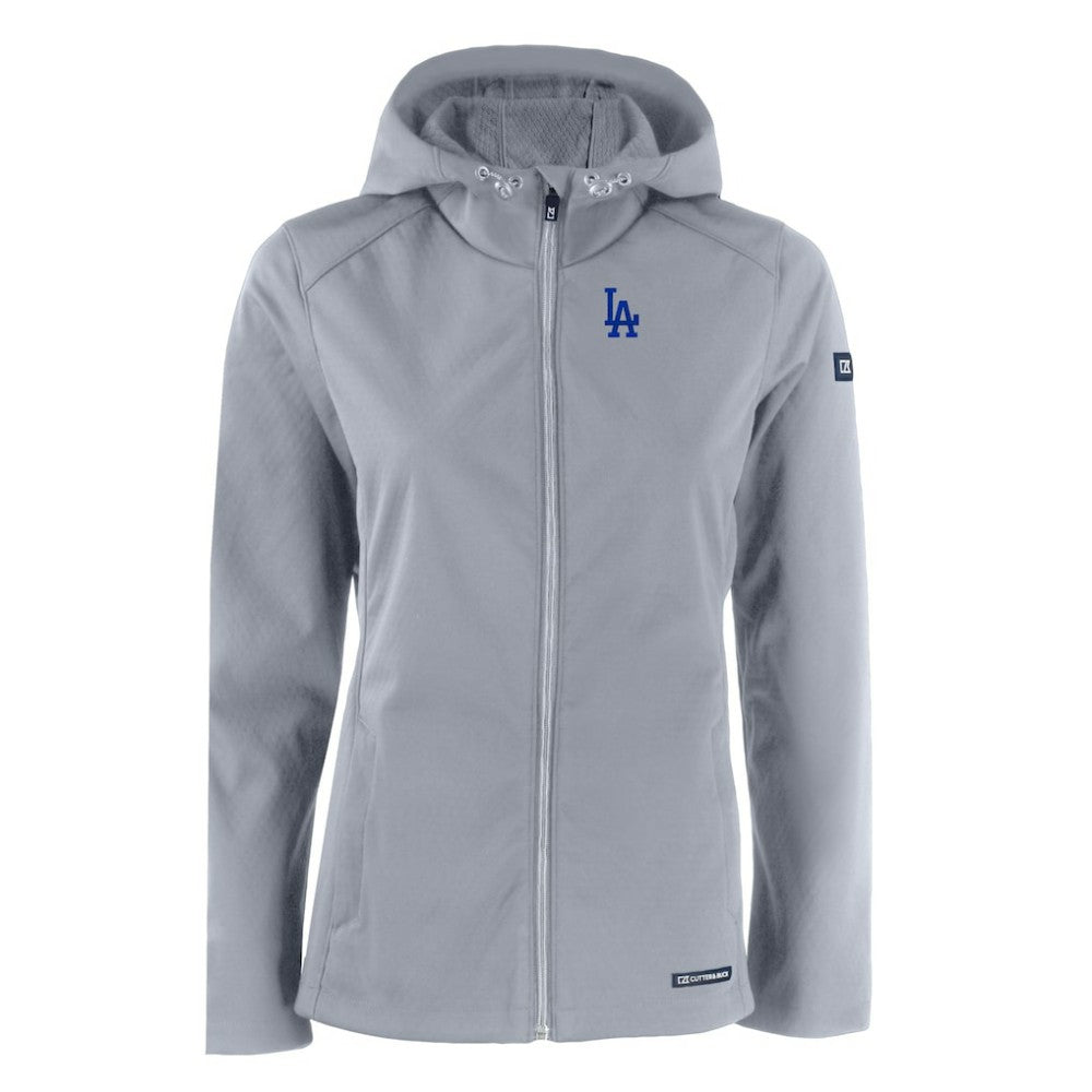 Los Angeles Dodgers Cutter & Buck Women's Evoke Eco Softshell Recycled Full-Zip Jacket | MLB Shop