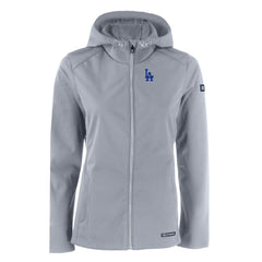 Los Angeles Dodgers Cutter & Buck Women's Evoke Eco Softshell Recycled Full-Zip Jacket | MLB Shop