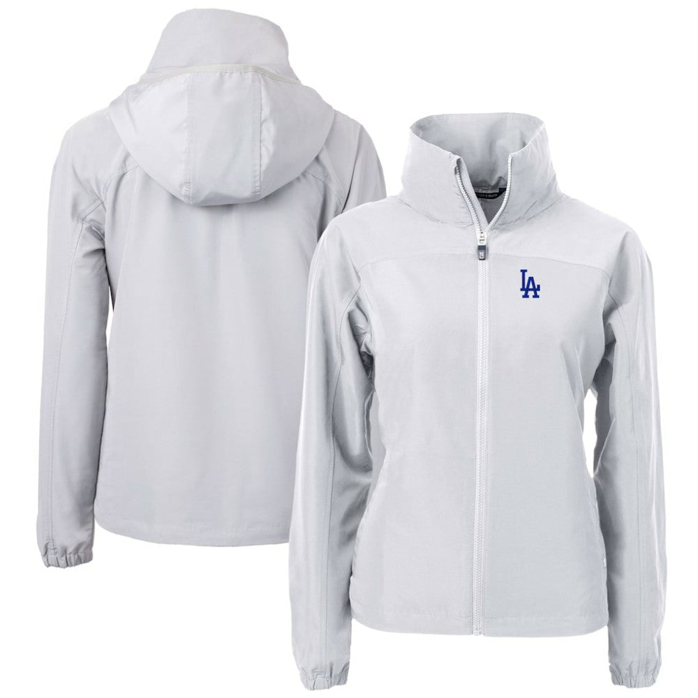 Los Angeles Dodgers Cutter & Buck Women's Charter Eco Recycled Full-Zip Jacket | MLB Sale