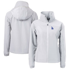 Los Angeles Dodgers Cutter & Buck Women's Charter Eco Recycled Full-Zip Jacket | MLB Sale