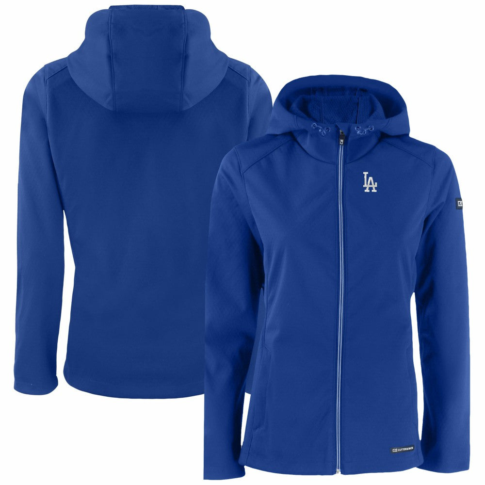 Los Angeles Dodgers Cutter & Buck Women's Evoke Eco Softshell Recycled Full-Zip Jacket | MLB On Sale
