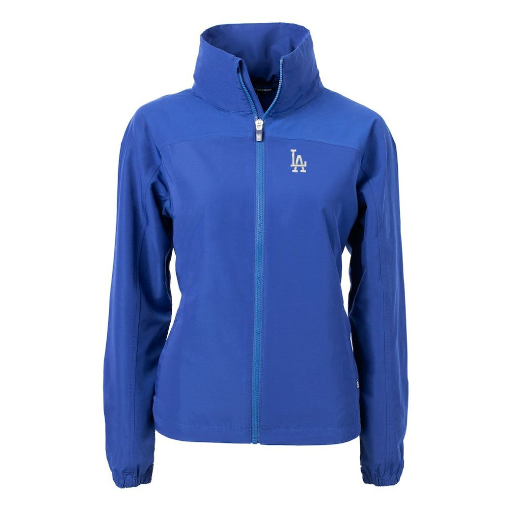 Los Angeles Dodgers Cutter & Buck Women's Charter Eco Recycled Full-Zip Jacket | MLB New