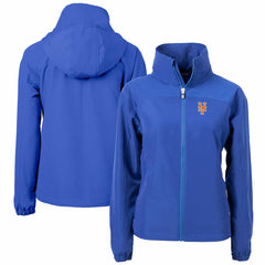 New York Mets Cutter & Buck Women's Charter Eco Recycled Full-Zip Jacket | MLB Sale