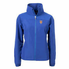 New York Mets Cutter & Buck Women's Charter Eco Recycled Full-Zip Jacket | MLB Sale