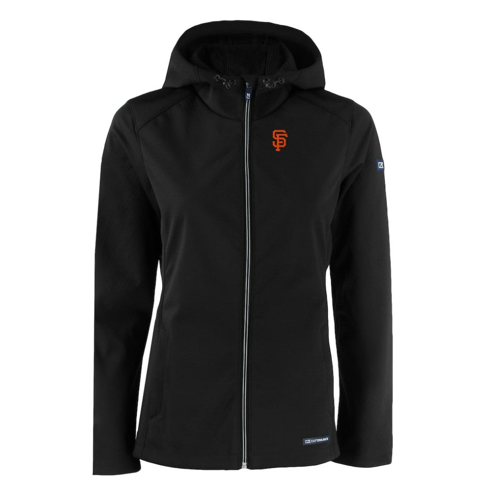 San Francisco Giants Cutter & Buck Women's Evoke Eco Softshell Recycled Full-Zip Jacket | MLB Shop