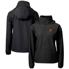 Baltimore Orioles Cutter & Buck Women's Charter Eco Recycled Half-Zip Anorak Jacket | MLB On Sale