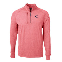 Minnesota Twins Cutter & Buck Big & Tall Adapt Eco Knit Stretch Recycled Quarter-Zip Pullover Top | MLB New