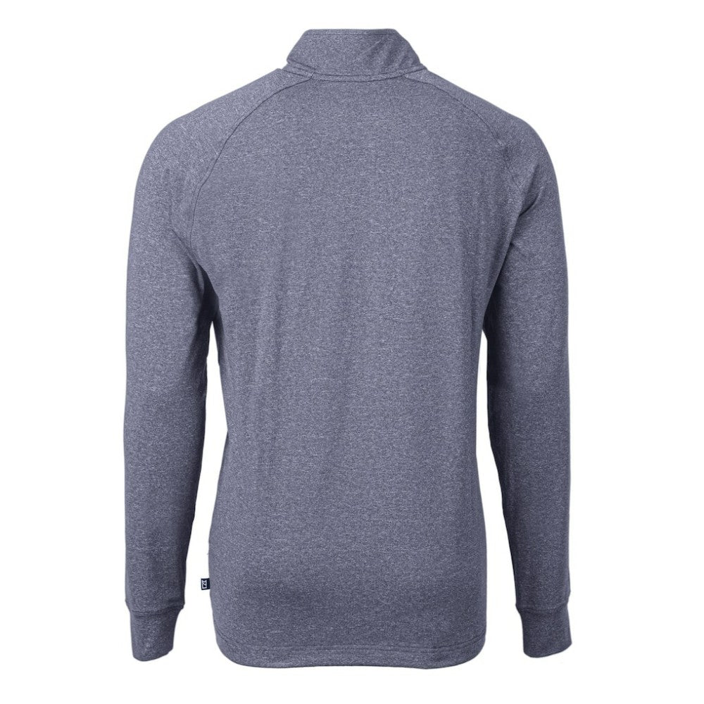 Washington Nationals Cutter & Buck Big & Tall Adapt Eco Knit Stretch Recycled Quarter-Zip Pullover Top | MLB On Sale