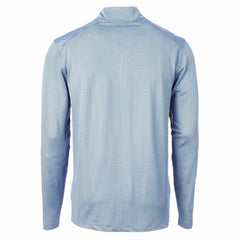 Kansas City Royals Cutter & Buck Virtue Eco Pique Micro Stripe Big & Tall Recycled Quarter-Zip Pullover Top | MLB Shop
