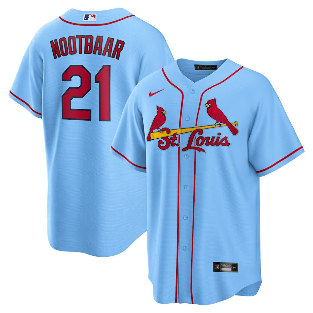 Lars Nootbaar St. Louis Cardinals Nike Alternate Replica Jersey | MLB Outlet