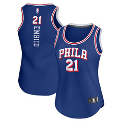 Joel Embiid Philadelphia 76ers Women's Fast Break Player Jersey Online