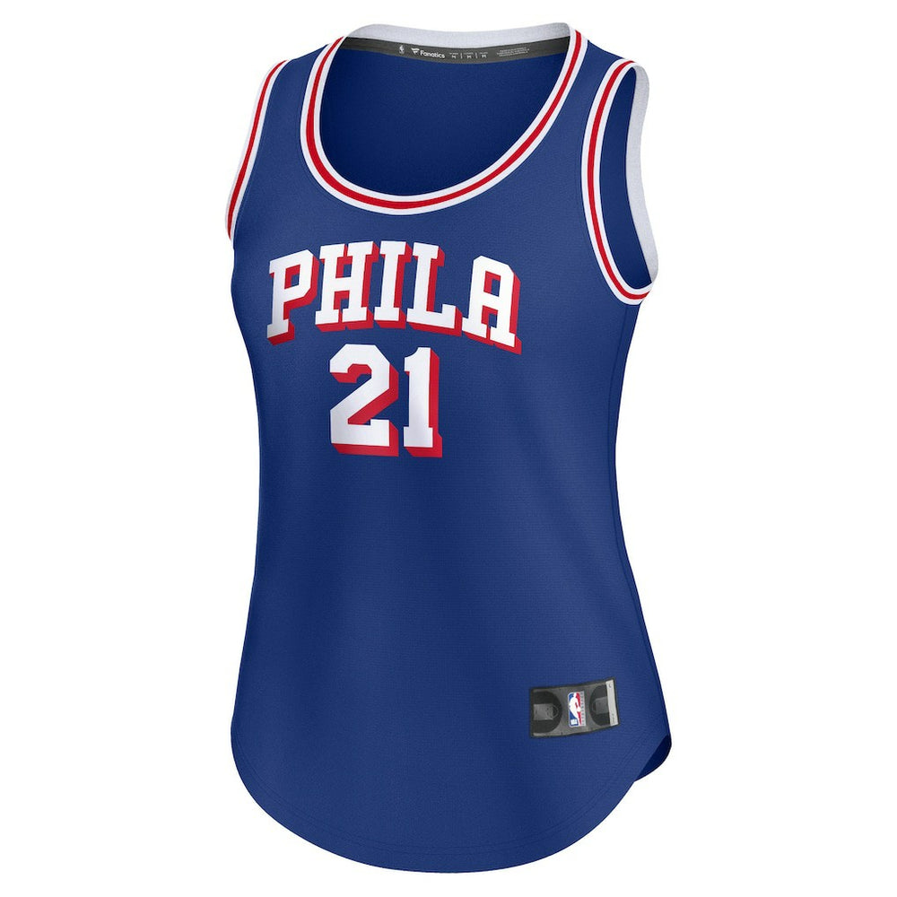 Joel Embiid Philadelphia 76ers Women's Fast Break Player Jersey Online