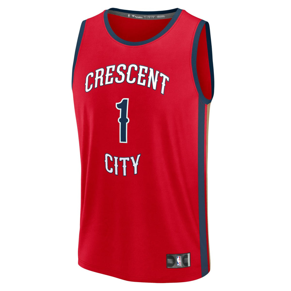 Zion Williamson New Orleans Pelicans Fast Break Replica Jersey Discount