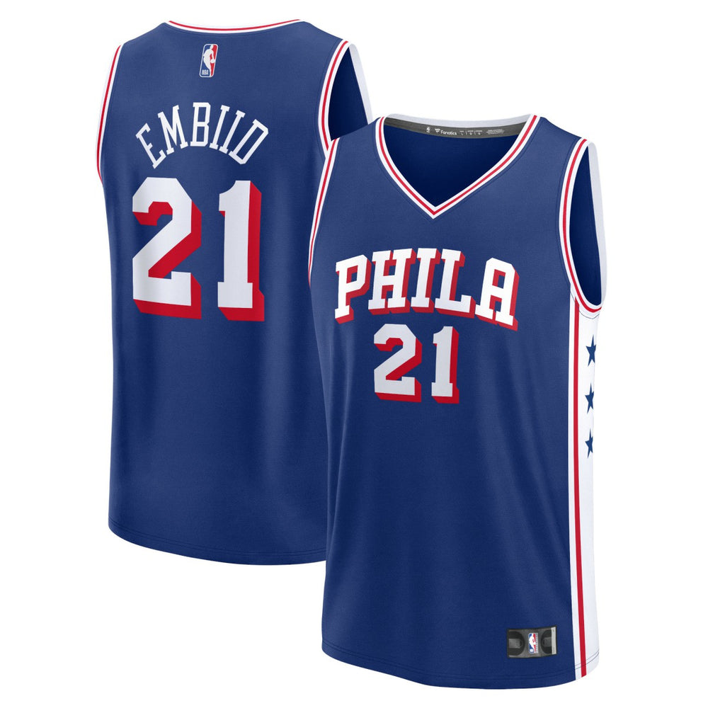 Joel Embiid Philadelphia 76ers Fast Break Replica Jersey Discount