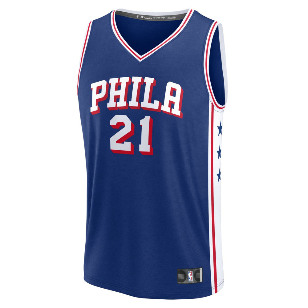 Joel Embiid Philadelphia 76ers Fast Break Replica Jersey Discount