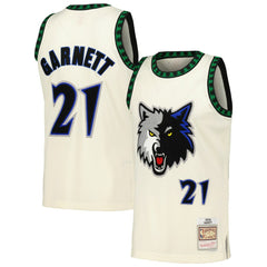 Kevin Garnett Minnesota Timberwolves Chainstitch Swingman Jersey Discount