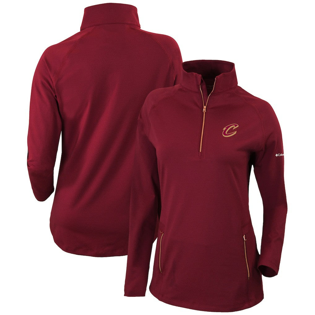 Cleveland Cavaliers Women's Omni-Wick Outward Nine Quarter-Zip Pullover Top sale Online