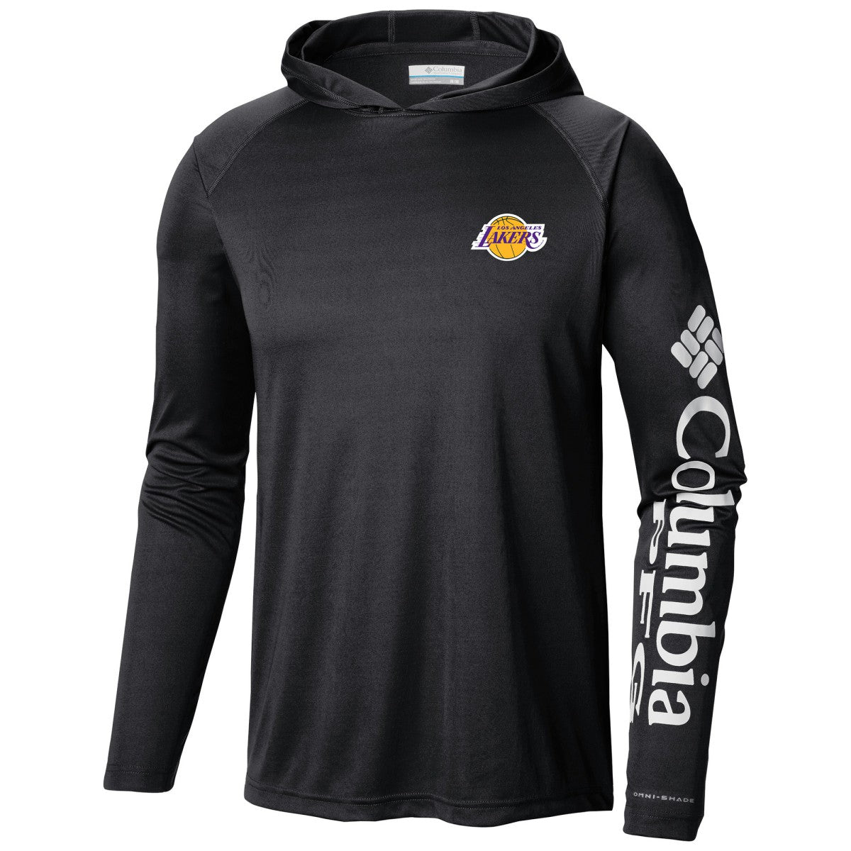 Los Angeles Lakers Terminal Tackle Long Sleeve Hoodie T-Shirt On Sale