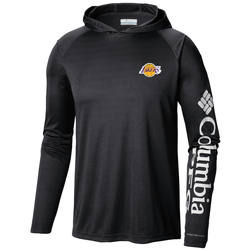 Los Angeles Lakers Terminal Tackle Long Sleeve Hoodie T-Shirt On Sale