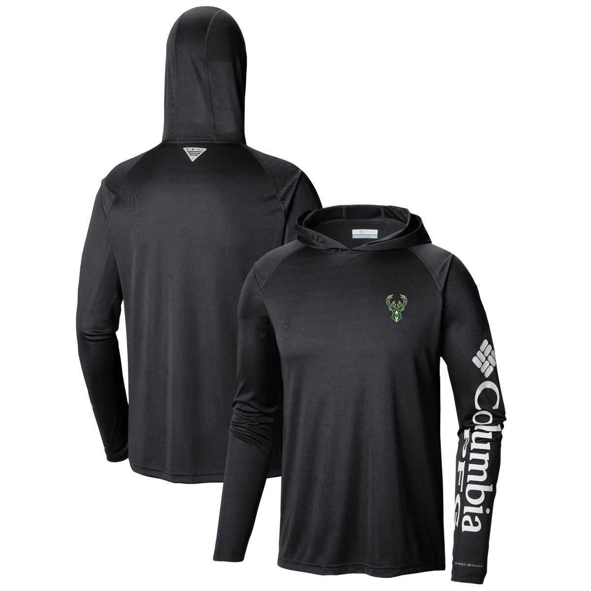 Milwaukee Bucks Terminal Tackle Long Sleeve Hoodie T-Shirt Discount