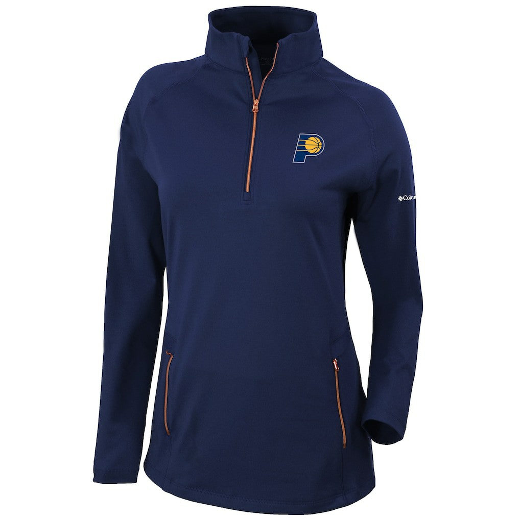 Indiana Pacers Women's Omni-Wick Outward Nine Quarter-Zip Pullover Top Online