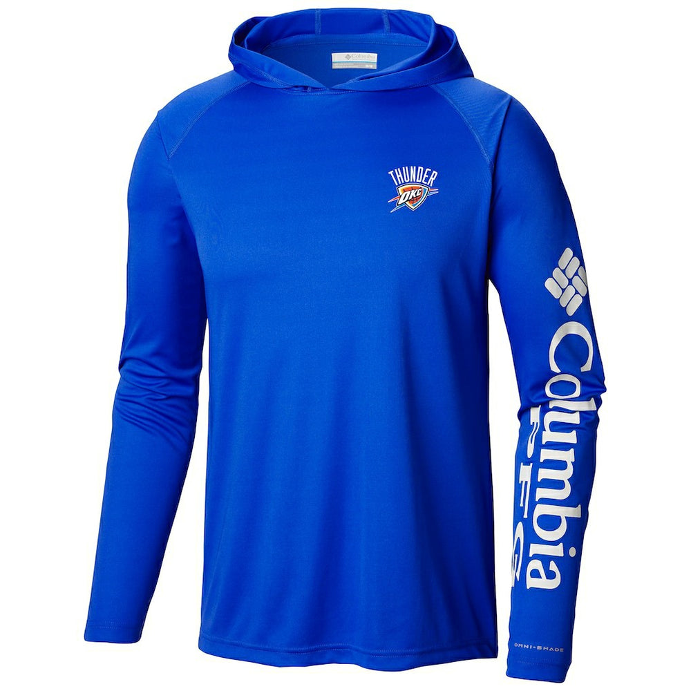 Oklahoma City Thunder Terminal Tackle Long Sleeve Hoodie T-Shirt New