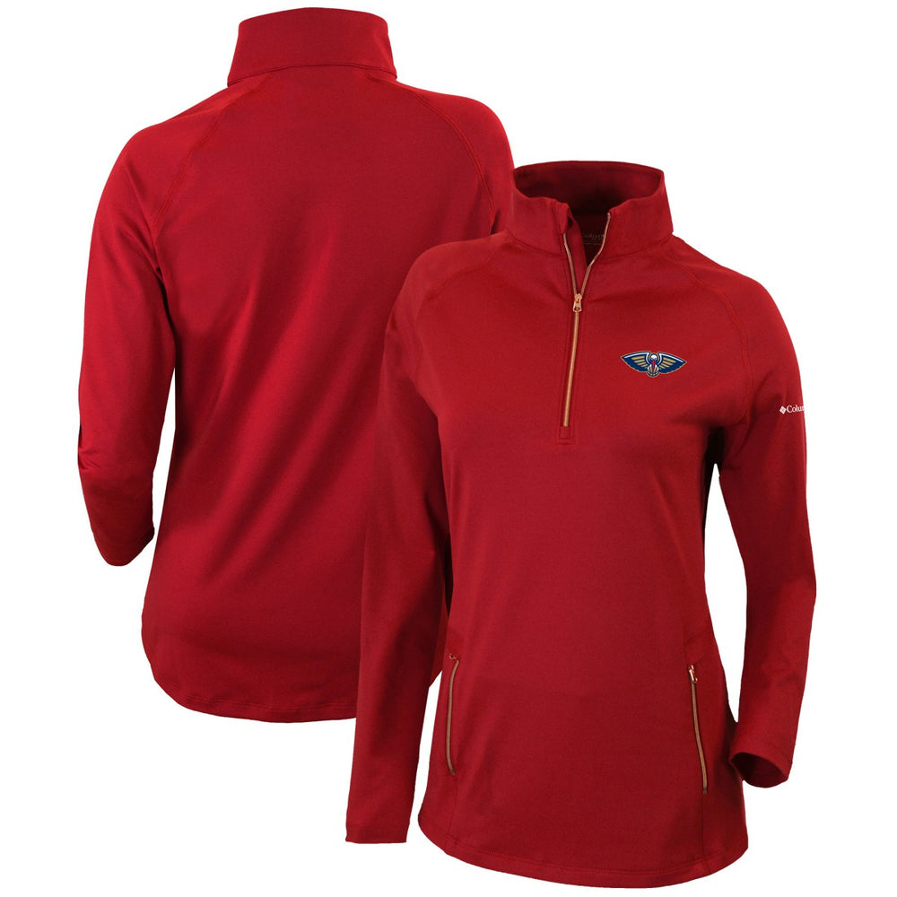 New Orleans Pelicans Women's Omni-Wick Outward Nine Quarter-Zip Pullover Top On Sale