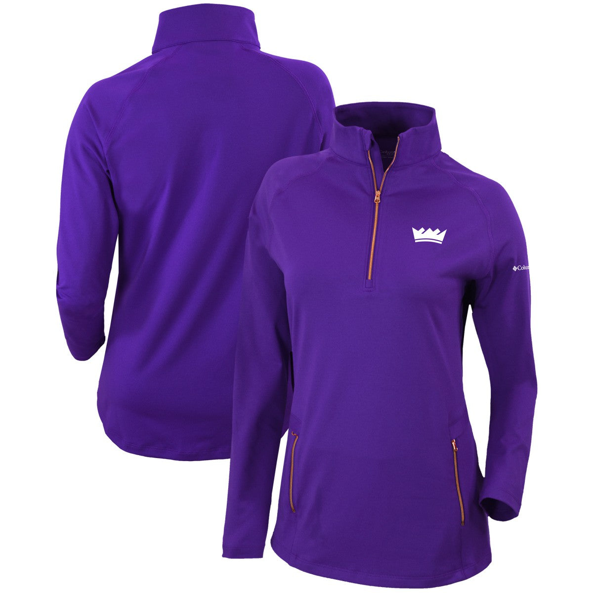 Sacramento Kings Women's Omni-Wick Outward Nine Quarter-Zip Pullover Top Online