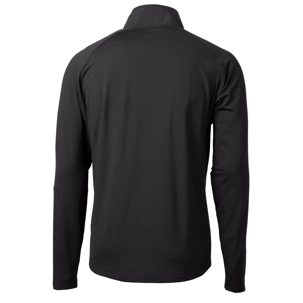 Minnesota Vikings  Cutter & Buck Helmet Adapt Eco Knit Hybrid Recycled Quarter-Zip Pullover Top