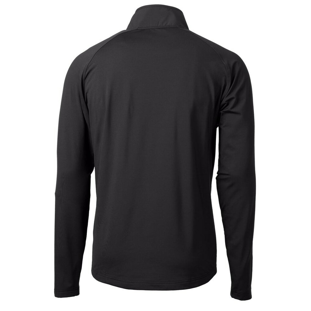 Minnesota Vikings  Cutter & Buck Helmet Adapt Eco Knit Hybrid Recycled Quarter-Zip Pullover Top