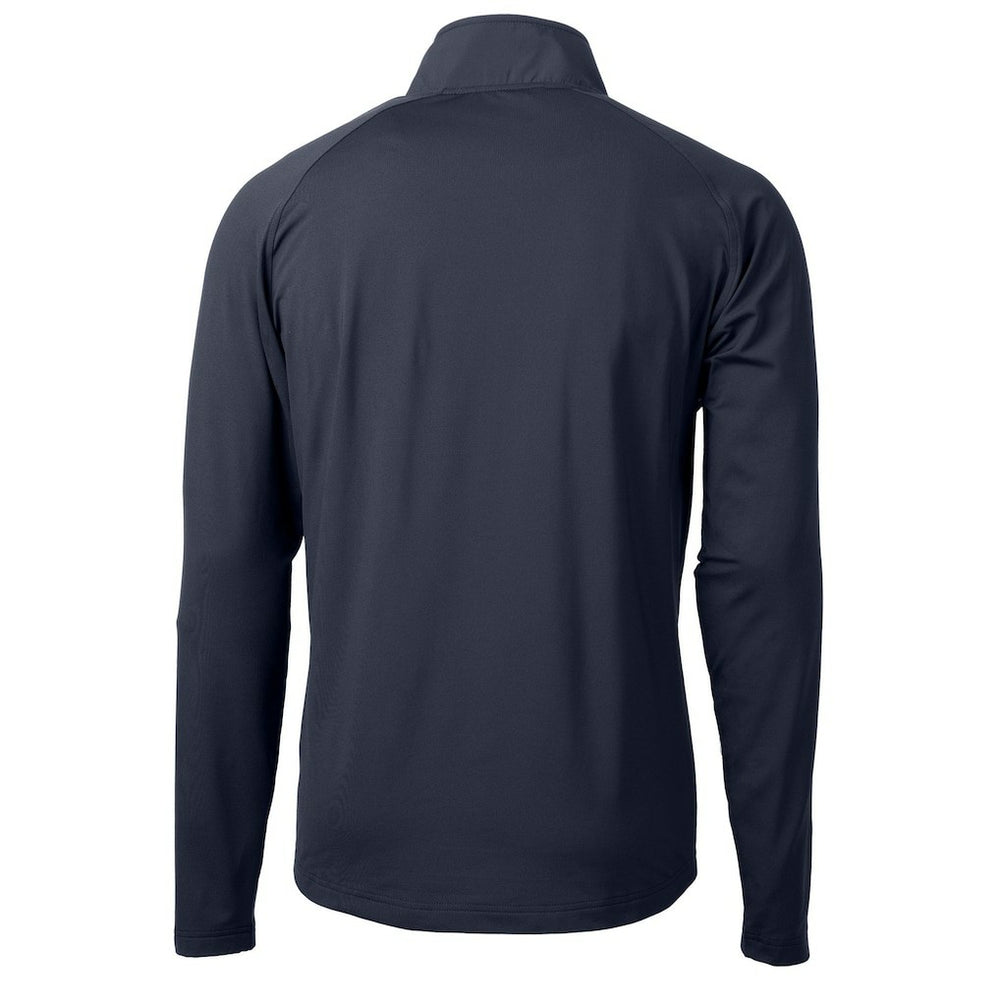 Chicago Bears  Cutter & Buck Helmet Adapt Eco Knit Hybrid Recycled Quarter-Zip Pullover Top
