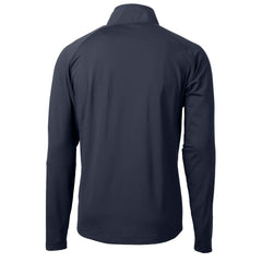 Chicago Bears  Cutter & Buck Helmet Adapt Eco Knit Hybrid Recycled Quarter-Zip Pullover Top