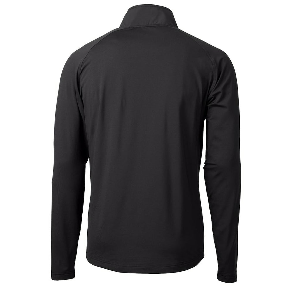 Carolina Panthers  Cutter & Buck Helmet Adapt Eco Knit Hybrid Recycled Quarter-Zip Pullover Top